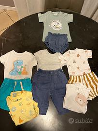 5 completini neonato 1-3 mesi