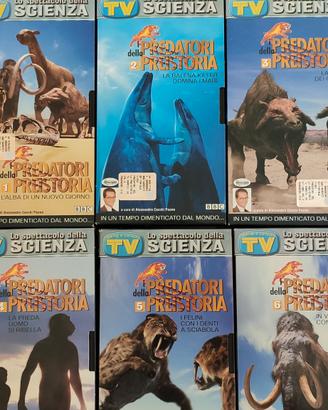 VHS dinosauri/animali 