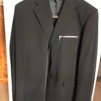 Abito elegante nero uomo completo 