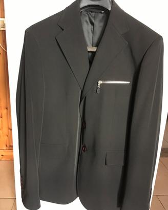 Abito elegante nero uomo completo 