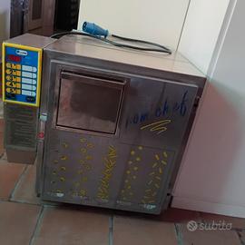 Friggitrice automatica da banco in acciaio