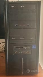 PC desktop Intel  I7 - 8 GB - SSD 500 + 19" hp