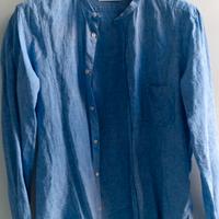 Camicia Aglini Celeste 