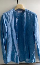 Camicia Aglini Celeste 