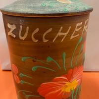 PORTA ZUCCHERO DIPINTO A MANO