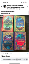 Libri harry potter edizione Minalima