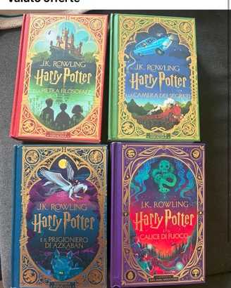 Libri harry potter edizione Minalima