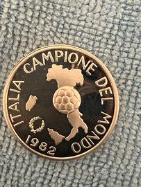 Medaglia Commemorativa Calcio Mondiali  Argento