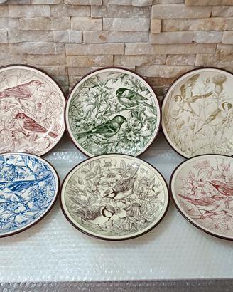 6 piatti Tognana vintage da collezione 