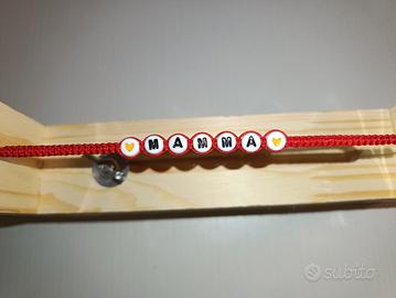 Bracciale macramè fatto a mano Mamma