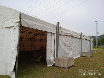 Capannone a volta per feste