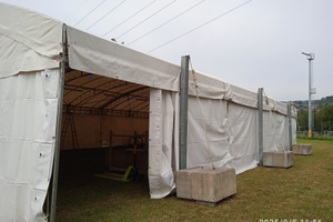 Capannone a volta per feste