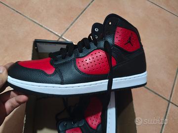 Nike jordan nero/rosso