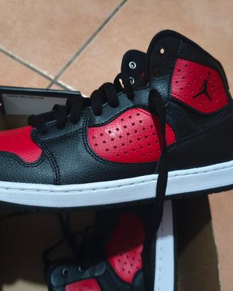 Nike jordan nero/rosso