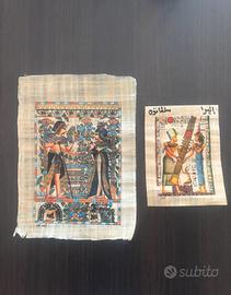 Set 2 pergamene originali egiziane