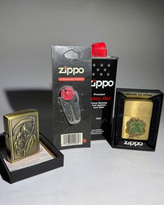 Set Zippo + accendino JT2 Grim Reaper – Quadrifogl