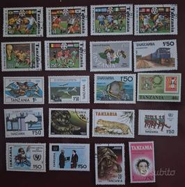 Francobolli Tanzania grande formato