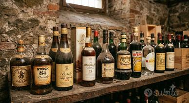 A.cquisto Vecchie Bottiglie anche intere cantine