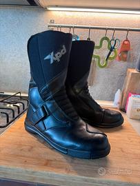 Stivali moto XPd in pelle, n 44.