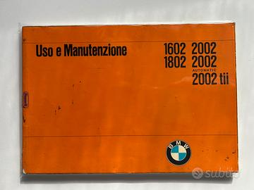Libretto Uso e Manutenzione BMW 2002, 1602 e tutte