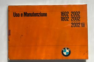 Libretto Uso e Manutenzione BMW 2002, 1602 e tutte