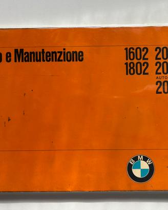Libretto Uso e Manutenzione BMW 2002, 1602 e tutte