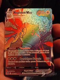 2 Carte Pokemon Regeleki Vmax+Copperajah V