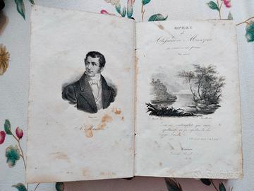 Libro Antico MANZONI ALESSANDRO Opere scelte..1836