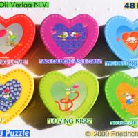 MORDILLO Vintage 1999 Mini PUZZLE CUORE Valentino