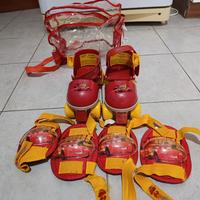 pattini a rotelle regolabili saetta MC qeen