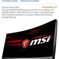 Monitor MSI da gaming condizioni ottime