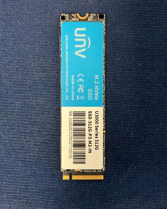 Flash M.2 NVMe SSD Uniview SSD-512G-P3-M2-IN