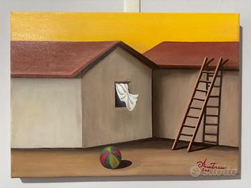 Quadro olio su tela 25x35