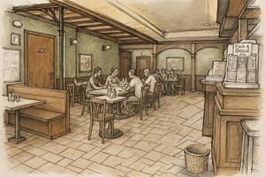 Bar/Trattoria Avviata con Cucina Casalinga