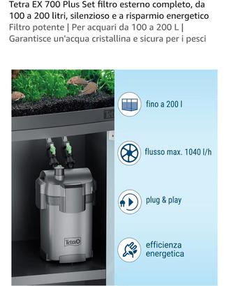 filtro acquario esterno Tetra