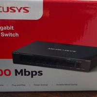 Switch rete ethernet lan 8 porte gigabit
