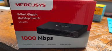 Switch rete ethernet lan 8 porte gigabit