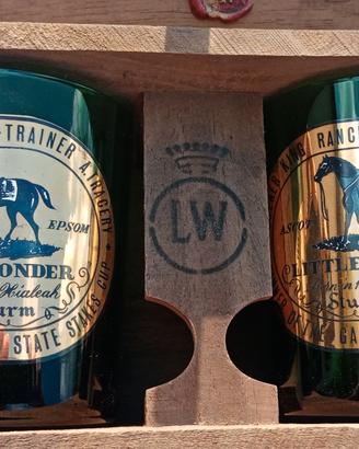 L.w Horse Little Wonder  2  Bicchieri + Cofanetto