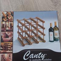 cantinetta portabottiglie legno