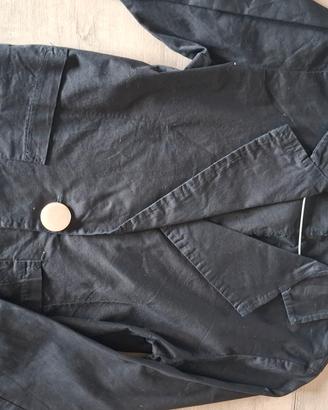 giacca da donna cotone nero taglia M slim
