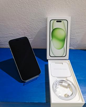 iPhone 15 128GB Verde perfetto 🔋 90% Garanzia 