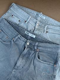 Set du due bermuda di jeans Zara taglia eu 40 uomo