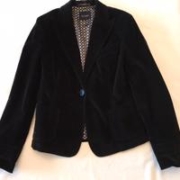 Giacca da donna in velluto nero