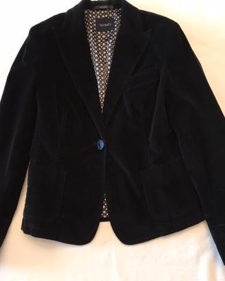 Giacca da donna in velluto nero