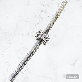 Luca Barra Bracciale Tennis Fiore Girevole