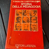 Storia della pedagogia Badaloni Bertoni Jovine