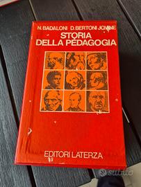 Storia della pedagogia Badaloni Bertoni Jovine