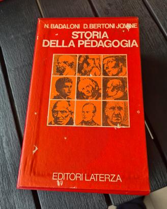 Storia della pedagogia Badaloni Bertoni Jovine