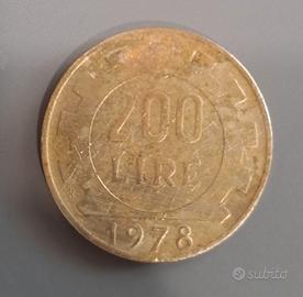 Moneta 200 lire 1978