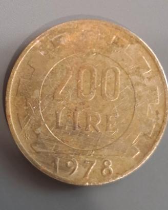 Moneta 200 lire 1978